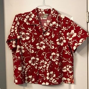 Hilo Hattie Girls XL Size Hawaiian Hibiscus Flower
